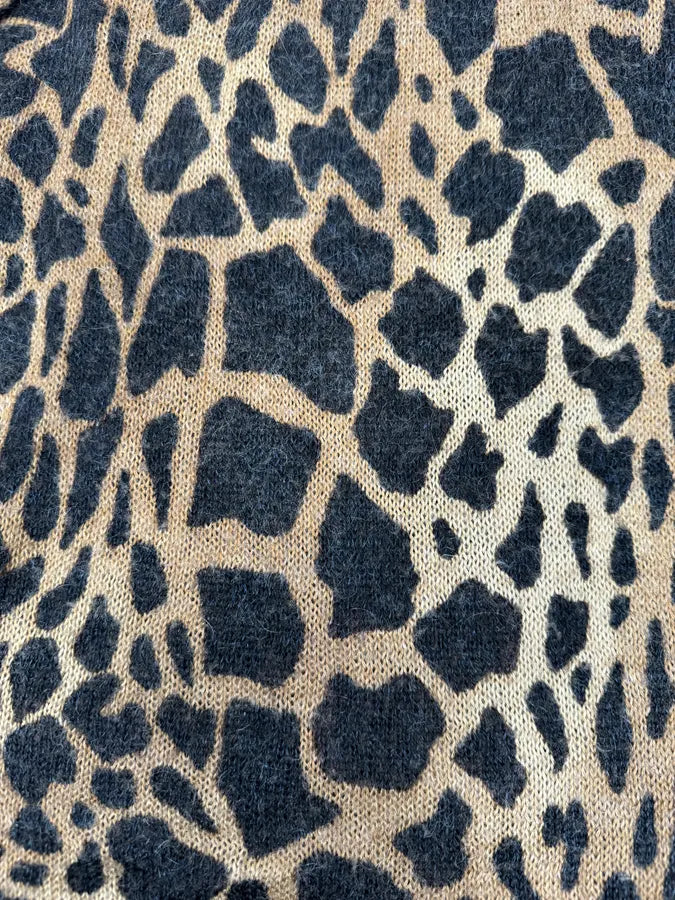 2000s Plein Sud Vulcano Leopard Effect Turtleneck Longsleeves Top jxcleqq 6