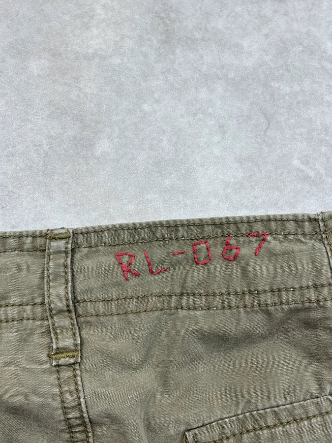 2000s Ralph Lauren Military Khaki Cargo Shorts JVeILtt 9