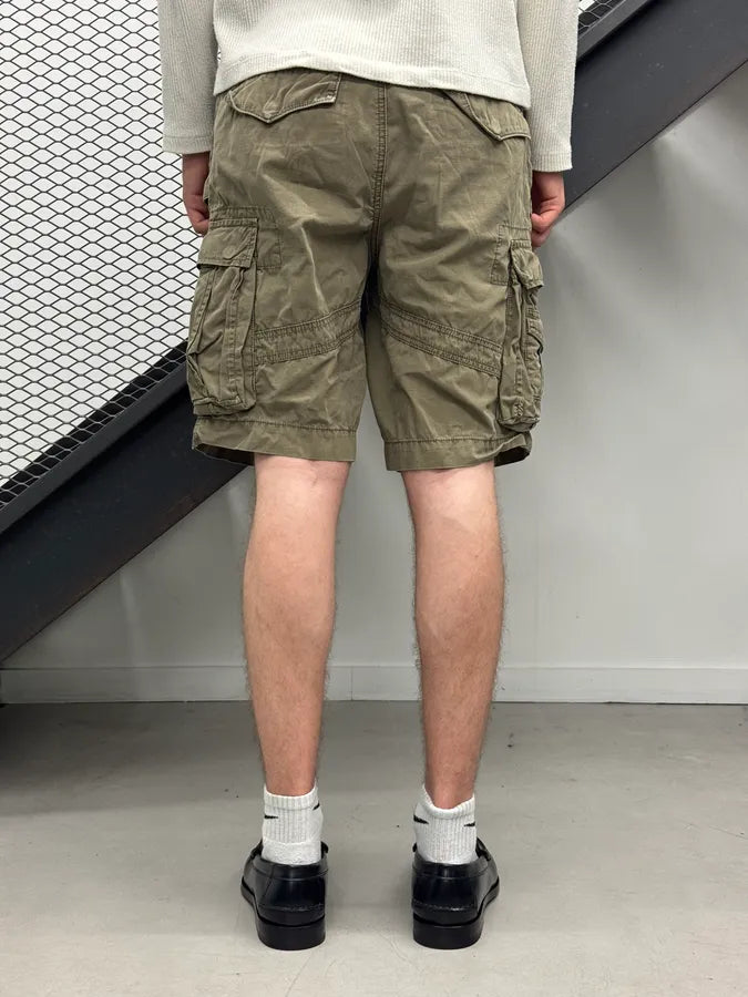2000s Ralph Lauren Military Khaki Cargo Shorts JVeILtt 3