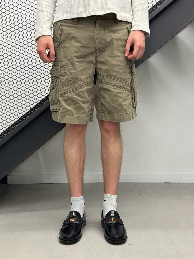 2000s Ralph Lauren Military Khaki Cargo Shorts JVeILtt 1