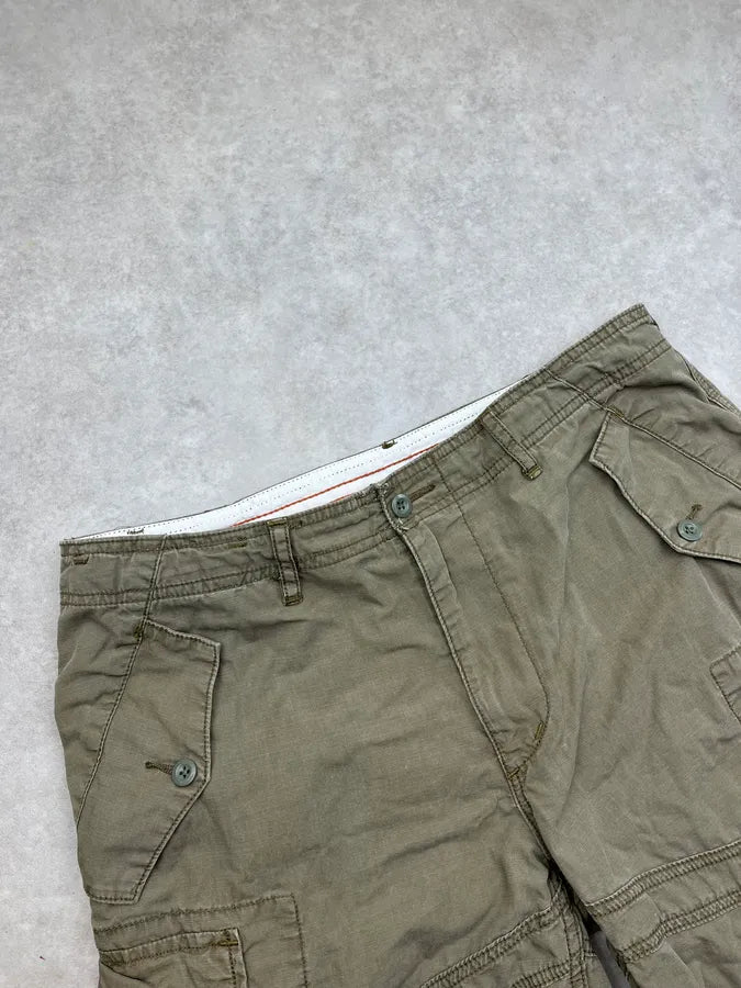 2000s Ralph Lauren Military Khaki Cargo Shorts JVeILtt 5