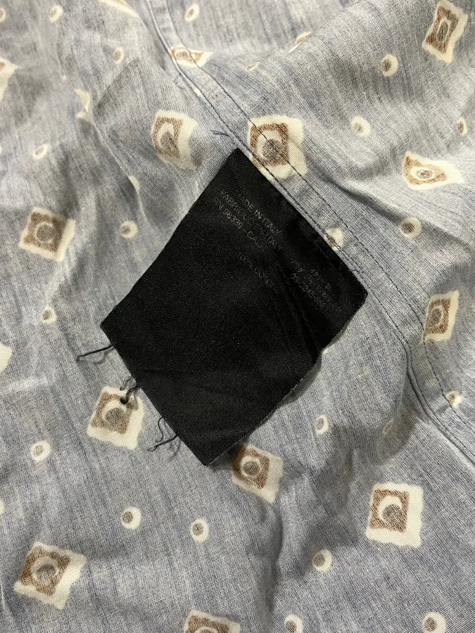2000s Prada Abstract Cloud Blue Shirt MsyuJVK 9