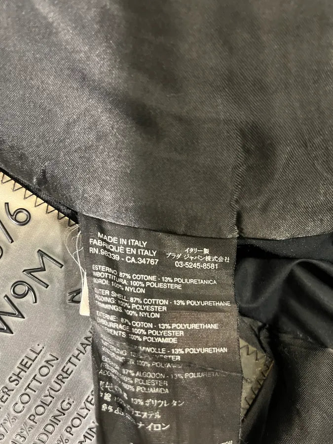 2000s Prada Aero Dark Contemporary Bomber Jacket (S/M) tIkxSrj 11