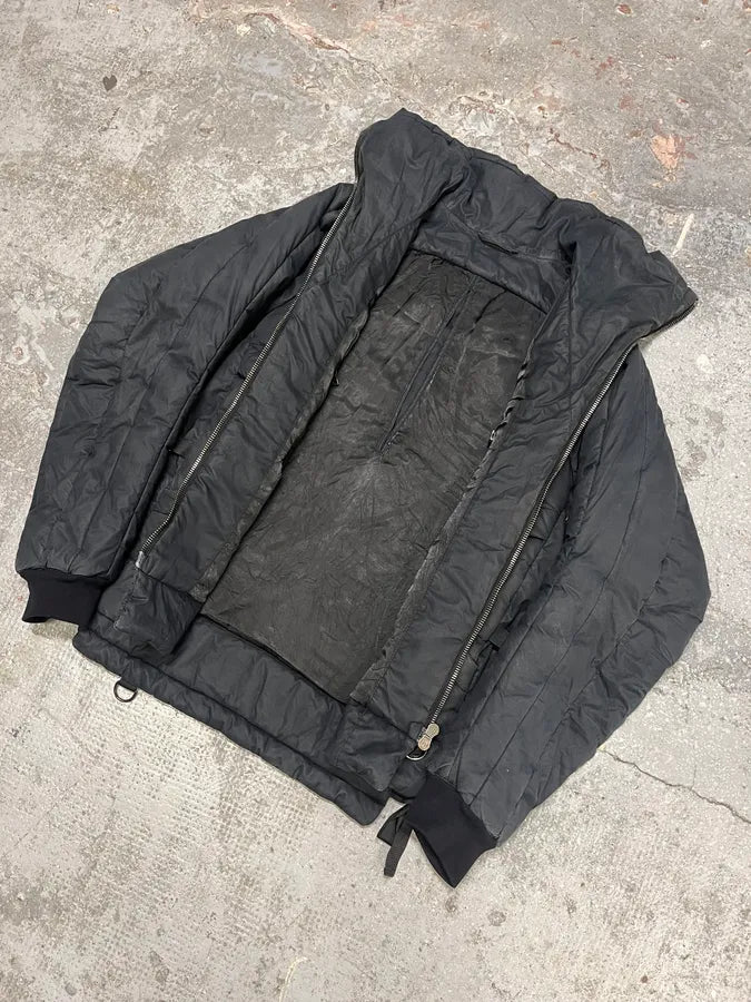 2000s Prada Aero Dark Contemporary Bomber Jacket (S/M) tIkxSrj 4