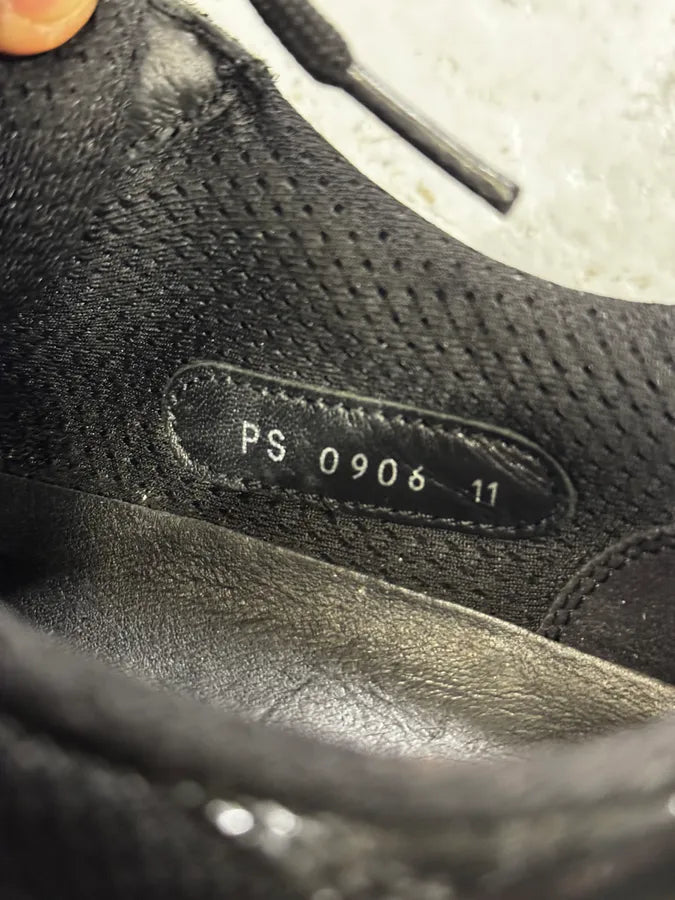 2000s Prada America’s Cup Black Patent Leather Sneakers WIAWZrA 9