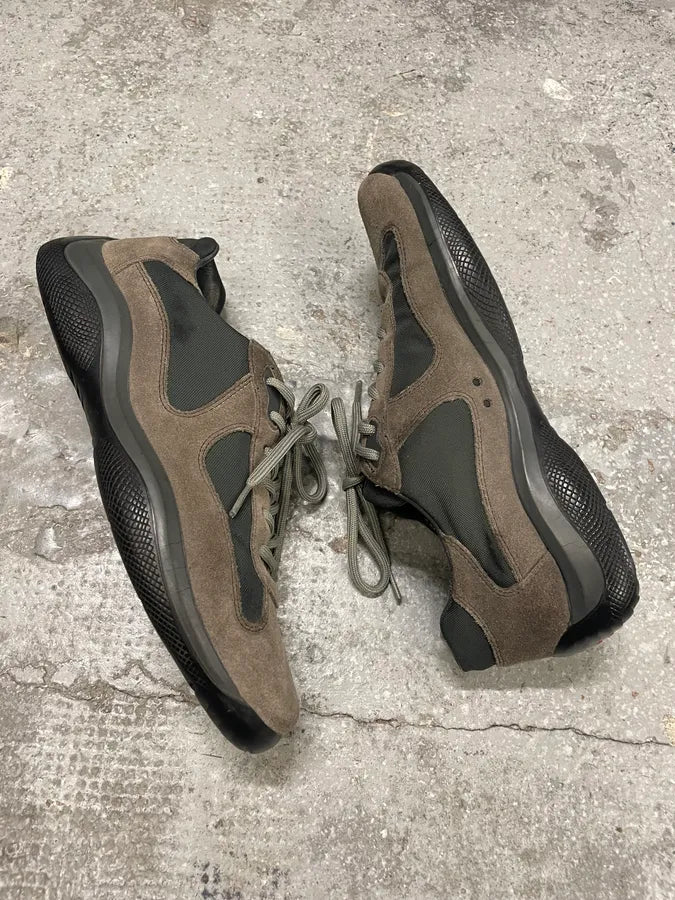 2000s Prada America’s Cup Olive Green Low Shoes (42eu/us8.5) nagmcUP 5