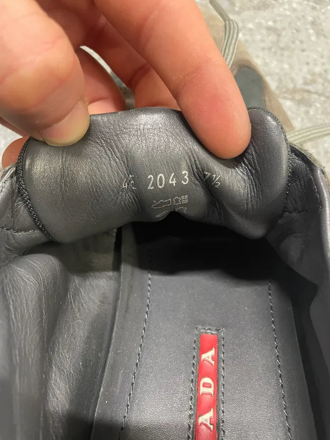 2000s Prada America’s Cup Olive Green Low Shoes (42eu/us8.5) nagmcUP 8