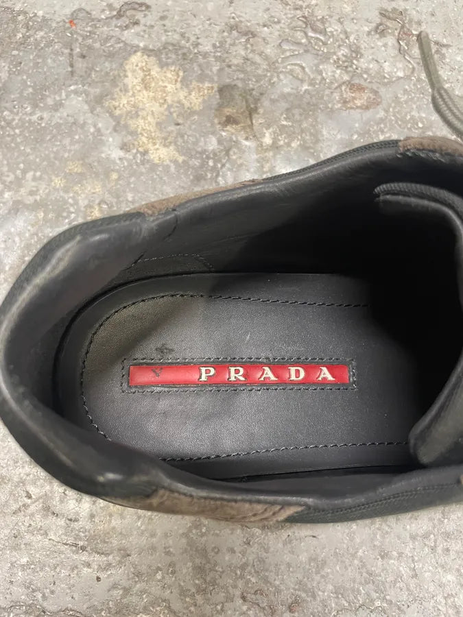 2000s Prada America’s Cup Olive Green Low Shoes (42eu/us8.5) nagmcUP 9
