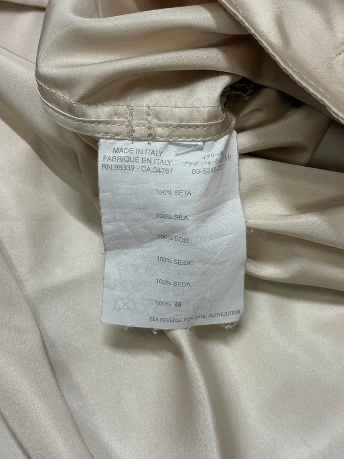 2000s Prada Beige Belted Trench Jacket cJWxIPQ 8