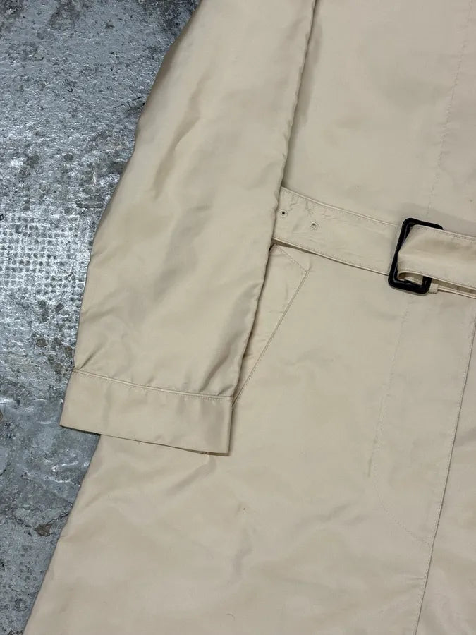 2000s Prada Beige Belted Trench Jacket cJWxIPQ 5