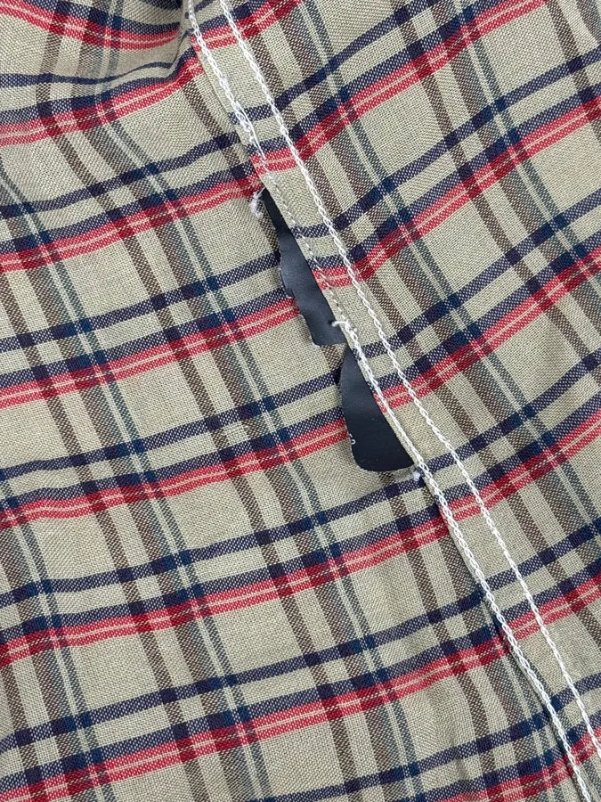 2000s Prada Beige Checkered Classy Shirt wVinFGS 9