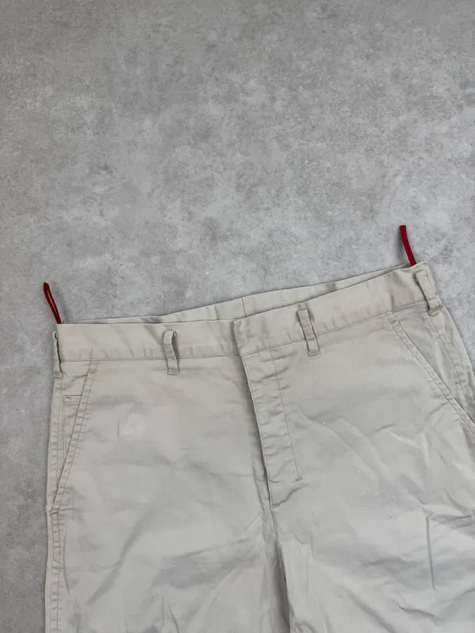 2000s Prada Beige Chino Shorts MHeMFCq 4