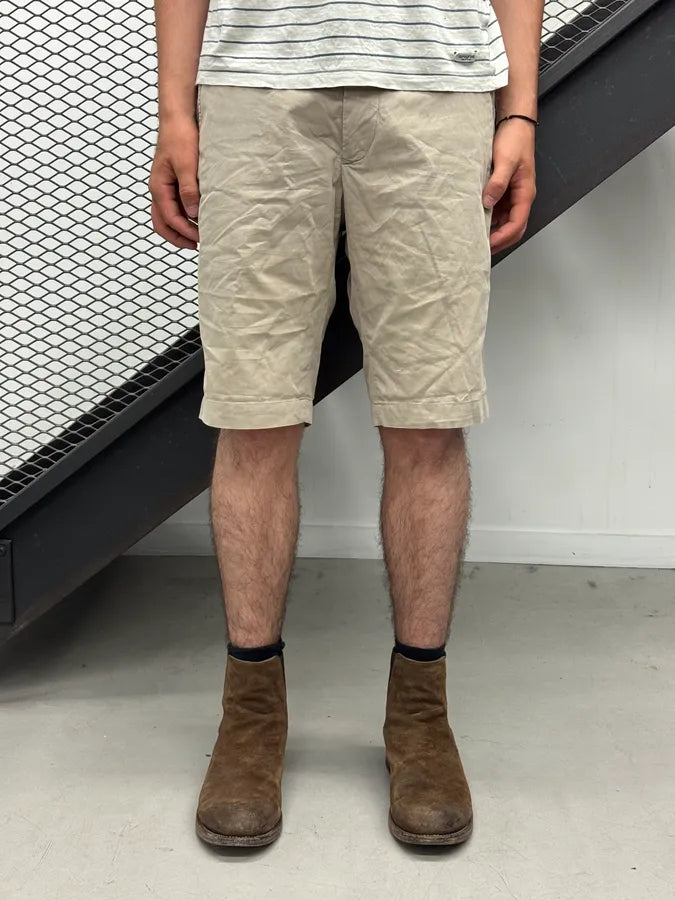 2000s Prada Beige Classic Shorts jzdqYna 1