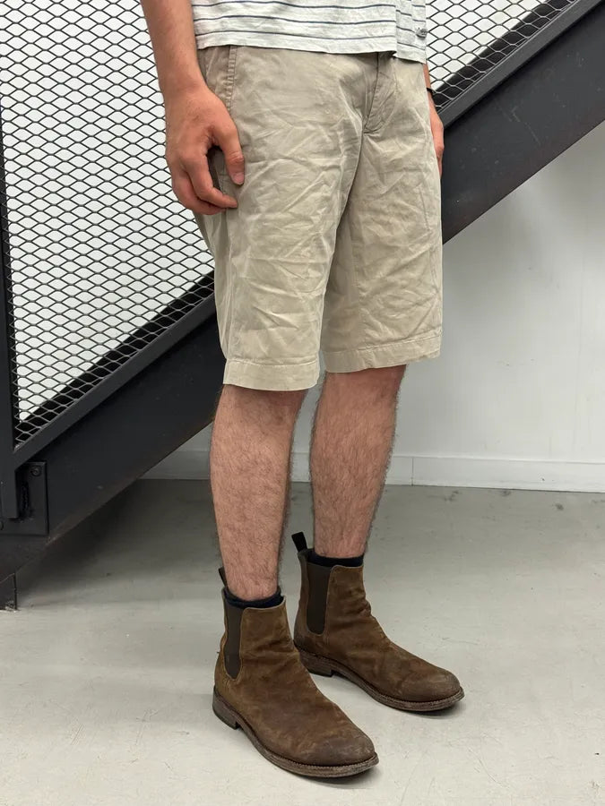 2000s Prada Beige Classic Shorts jzdqYna 2