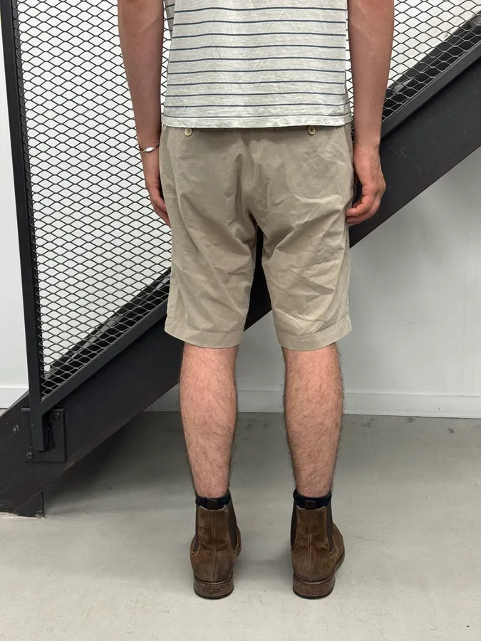 2000s Prada Beige Classic Shorts jzdqYna 3