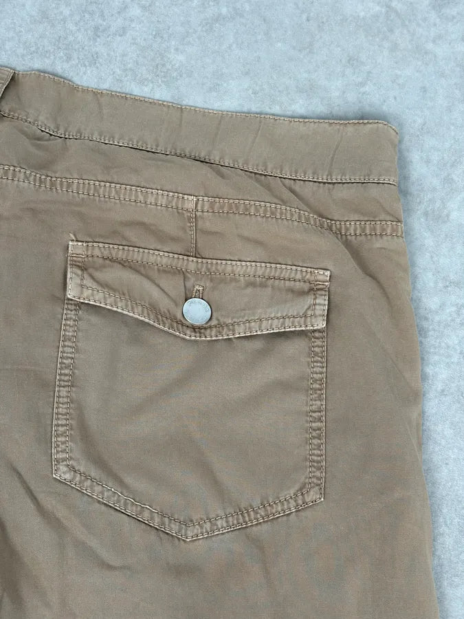 2000s Prada Beige Classy Pants XpOUeMB 7