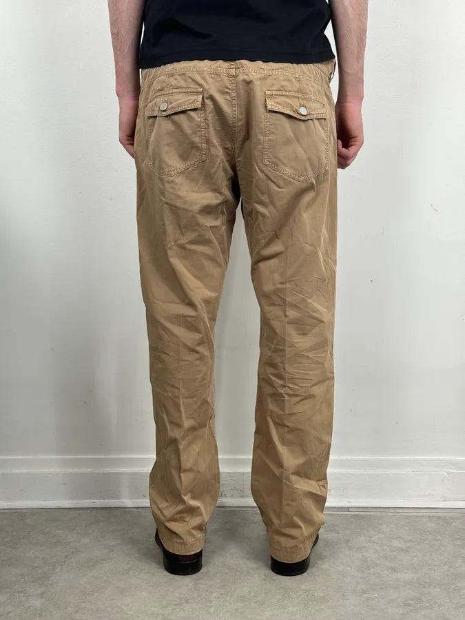 2000s Prada Beige Classy Pants XpOUeMB 1