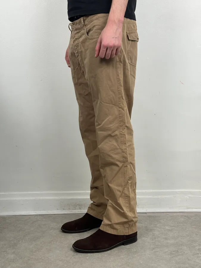 2000s Prada Beige Classy Pants XpOUeMB 3
