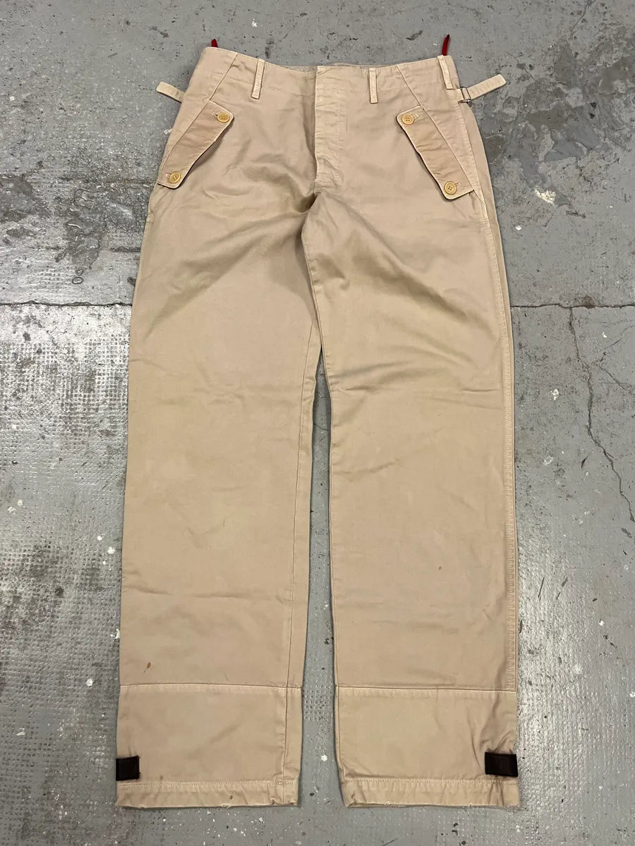 2000s Prada Beige Contemporary Utility Pants (S) ASpYxnO 0
