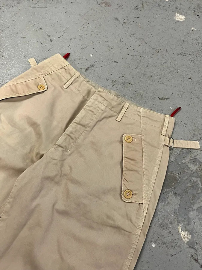 2000s Prada Beige Contemporary Utility Pants (S) ASpYxnO 6