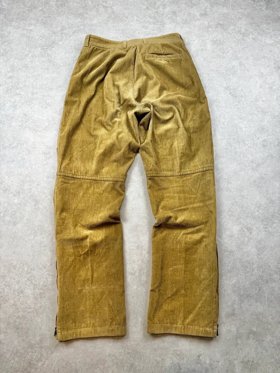 2000s Prada Beige Corduroy Linea Rossa Technical Pants opYyatO 1