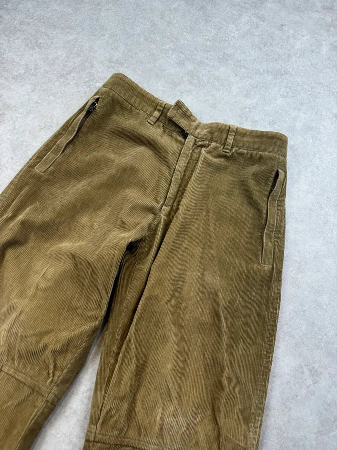 2000s Prada Beige Corduroy Linea Rossa Technical Pants opYyatO 5