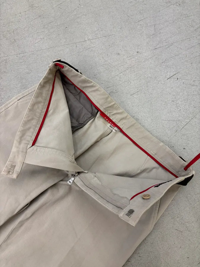 2000s Prada Beige Cozy Light Pants  QydmpBd 5
