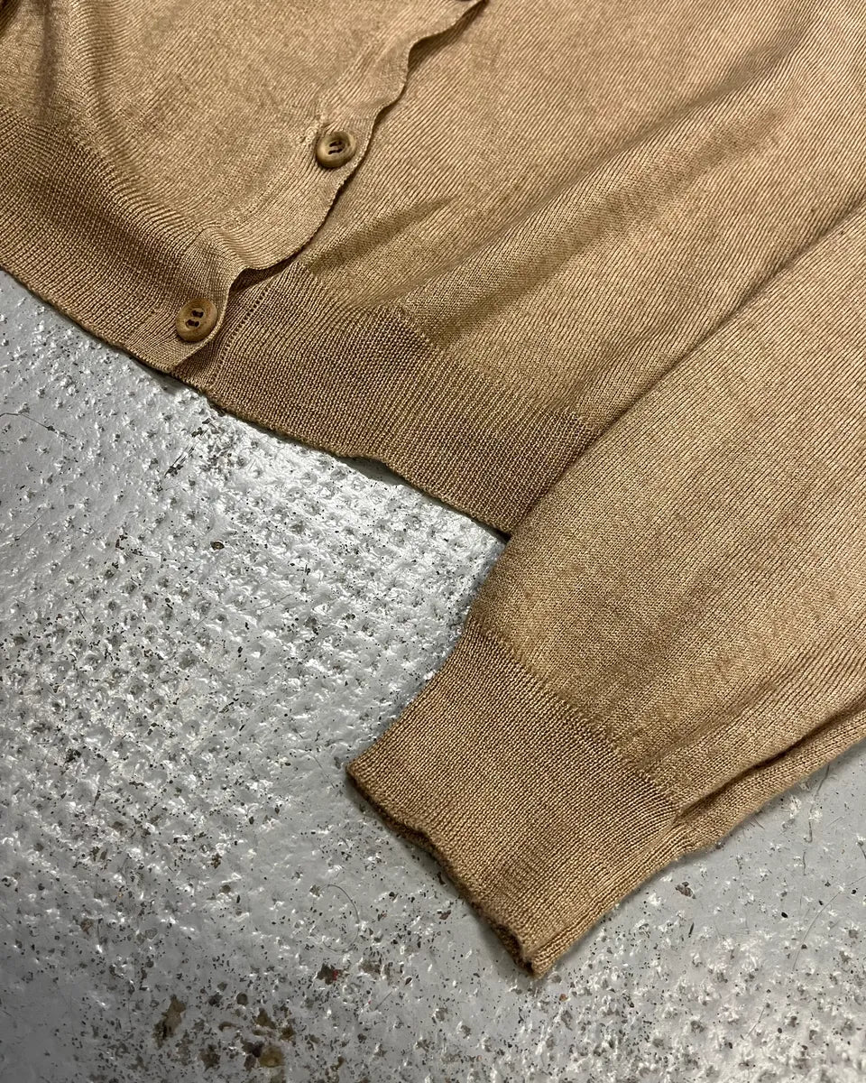 2000s Prada Beige Embroidered Cardigan PdOYAjp 5