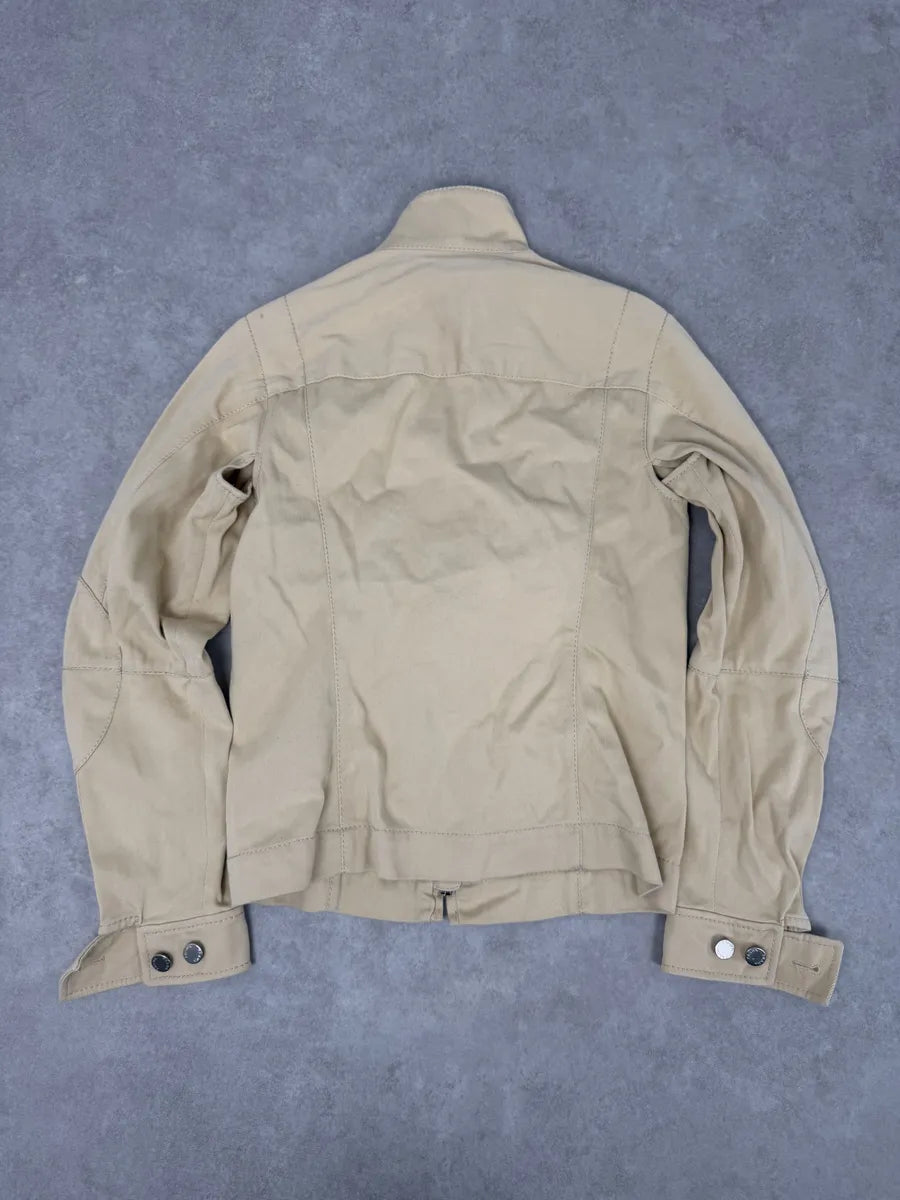 2000s Prada Beige Minimalist Jacket rvFlmWv 1