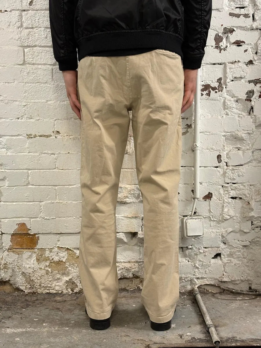 2000s Prada Beige Minimalist Pants VeFahwN 3