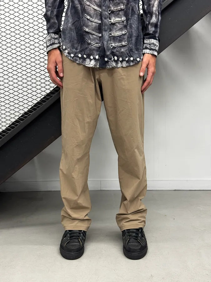 2000s Prada Beige Nylon Sport Pants djJKcbR 0