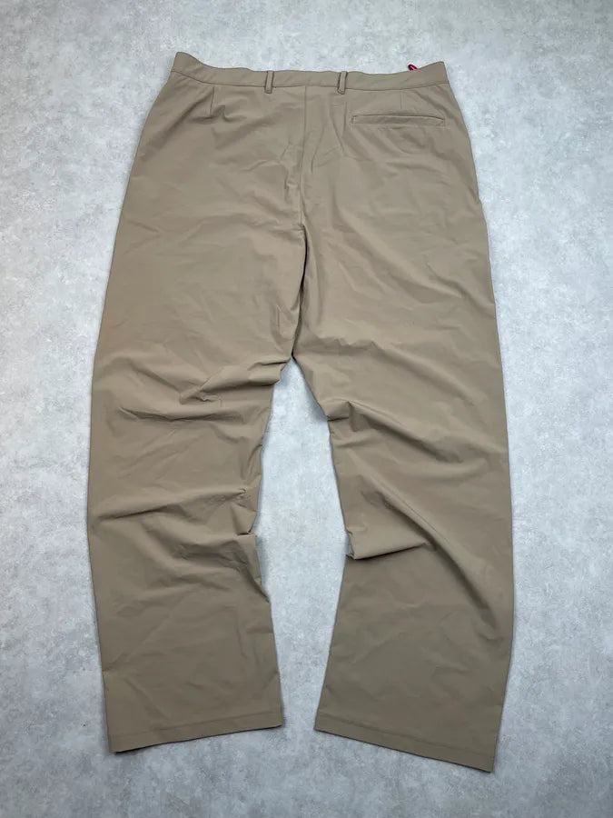 2000s Prada Beige Nylon Sport Pants djJKcbR 2