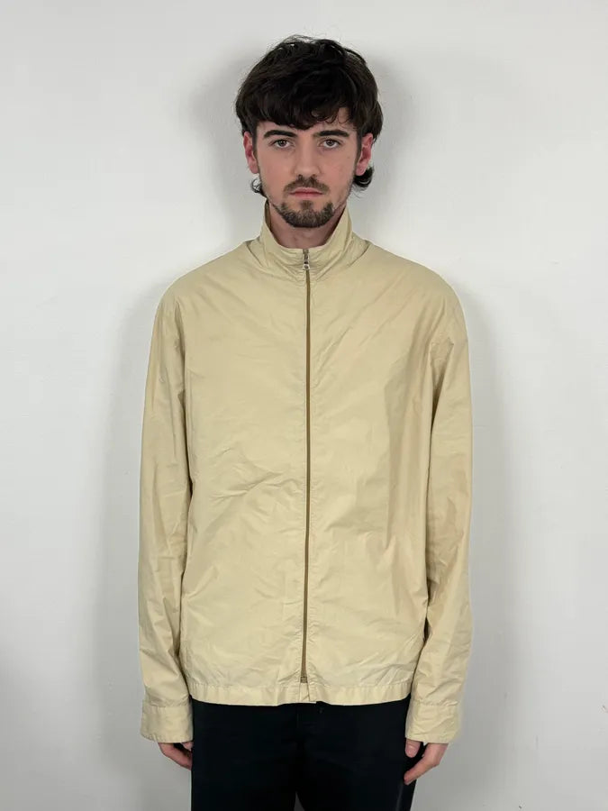 2000s Prada Beige Nylon Zip-Up Jacket dvfOsJo 1