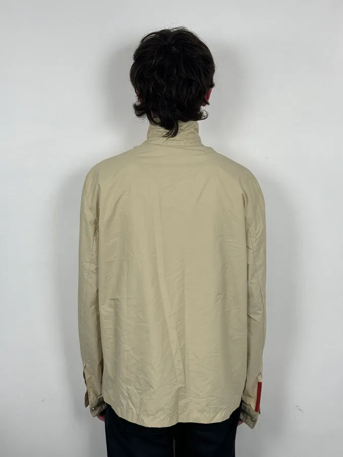 2000s Prada Beige Nylon Zip-Up Jacket dvfOsJo 2