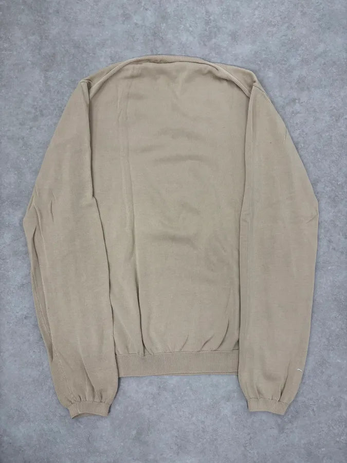2000s Prada Beige V-Neck Sweater cHdHWNY 5