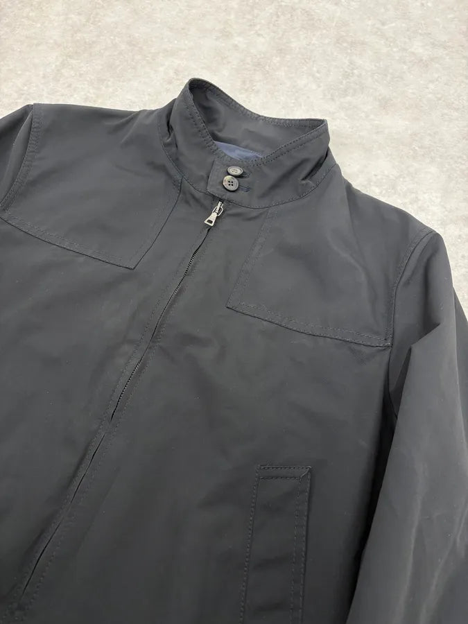 2000s Prada Biker Black Jacket KbKvnuX 8