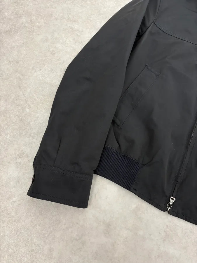 2000s Prada Biker Black Jacket KbKvnuX 4