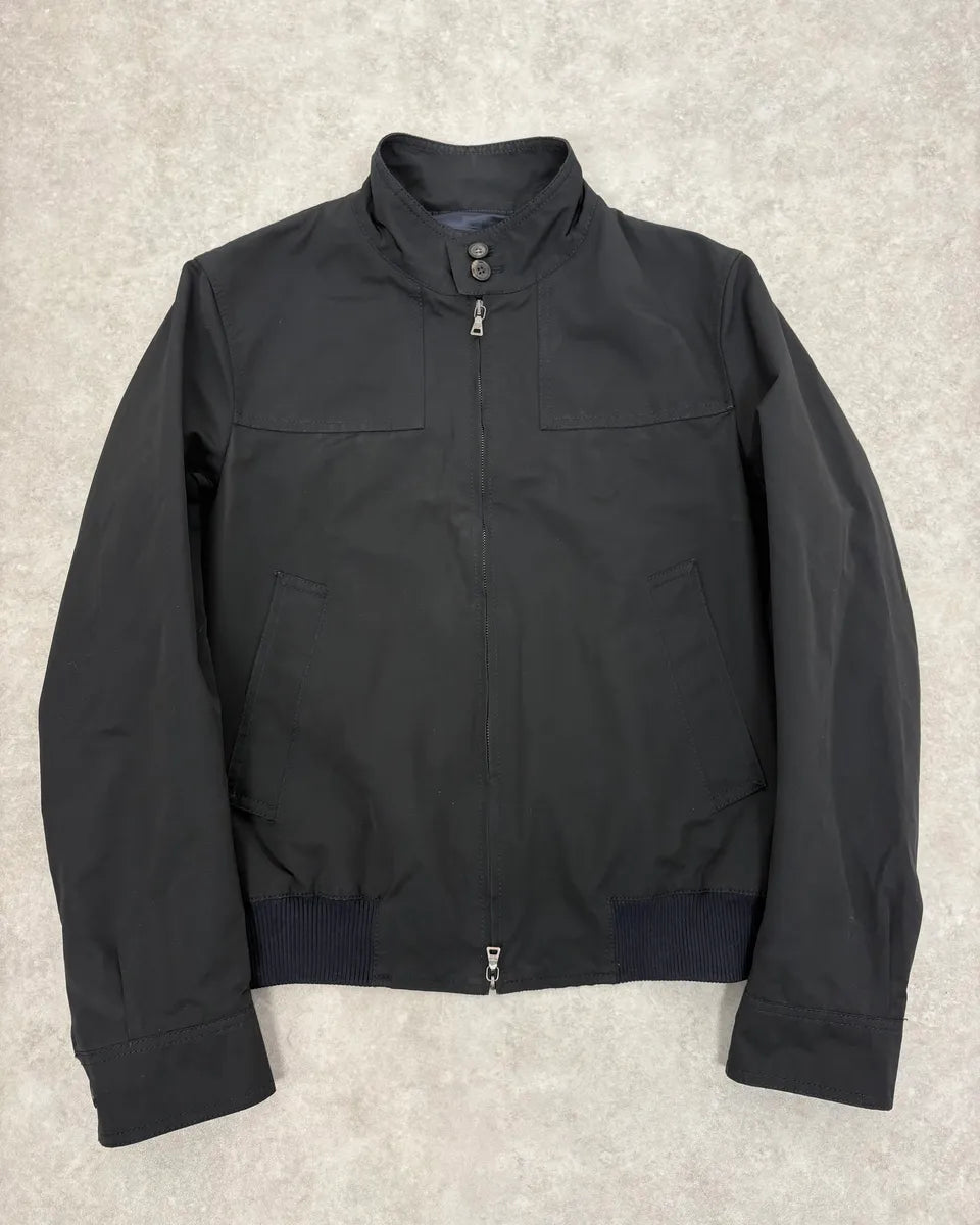 2000s Prada Biker Black Jacket KbKvnuX 0