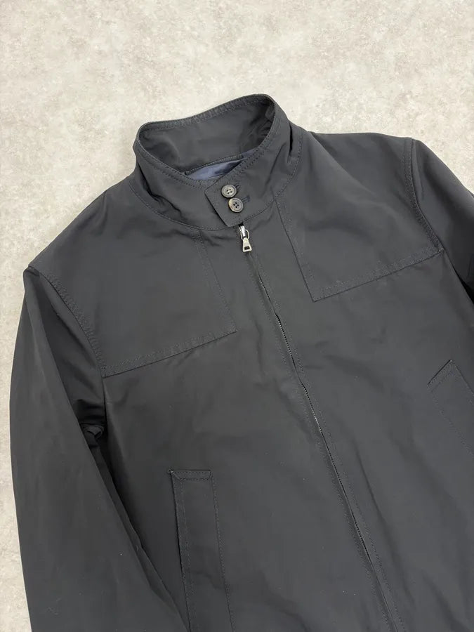 2000s Prada Biker Black Jacket KbKvnuX 3