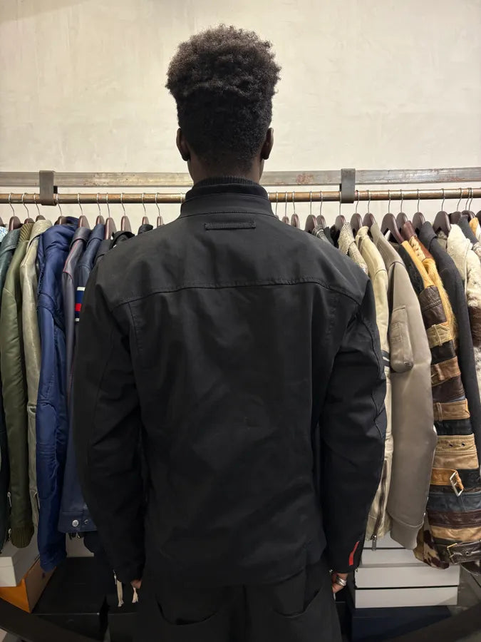 2000s Prada Biker Black Nylon Jacket vUctAgw 2
