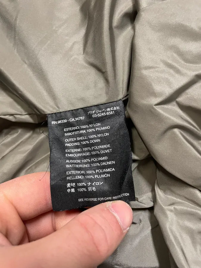 2000s Prada Black & Beige Hooded Lina Rossa Puffer Jacket axzfmhW 7