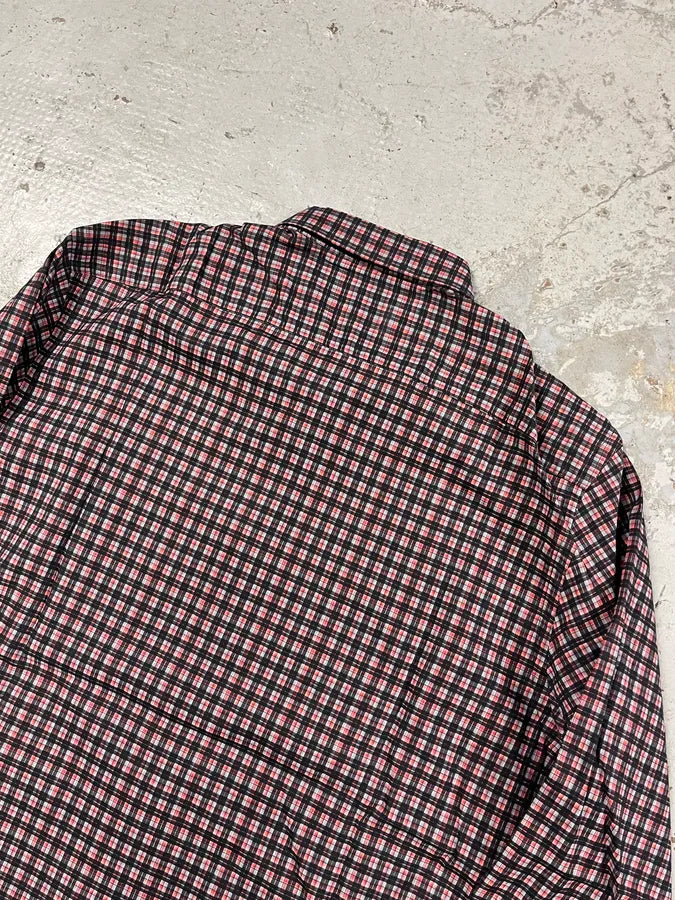 2000s Prada Black & Red Checkered Shirt SEKOGSw 5