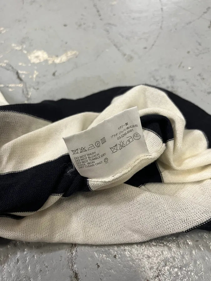 2000s Prada Black & White Striped Sweater LfDmQPl 9