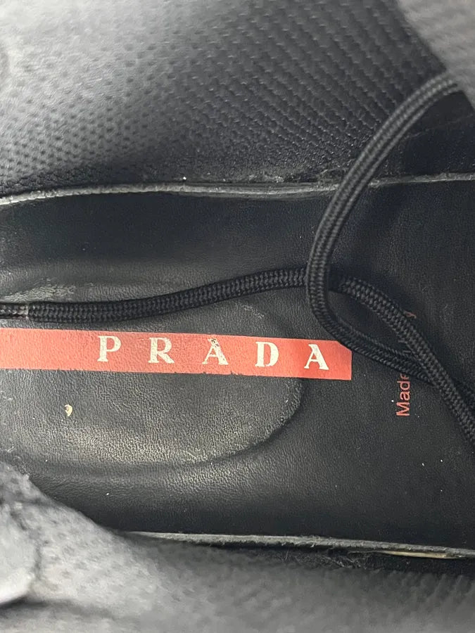2000s Prada Black 3T Leather Boots vkxlEFX 7
