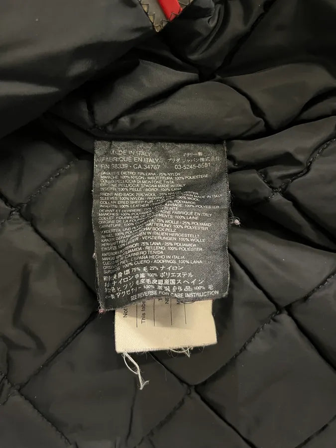 2000s Prada Black Aviator Cozy Bomber Wool Nylon Jacket (M) dMspHCQ 12