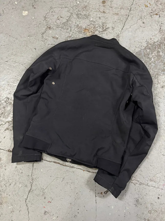 2000s Prada Black Biker Jacket ipkUHRA 5