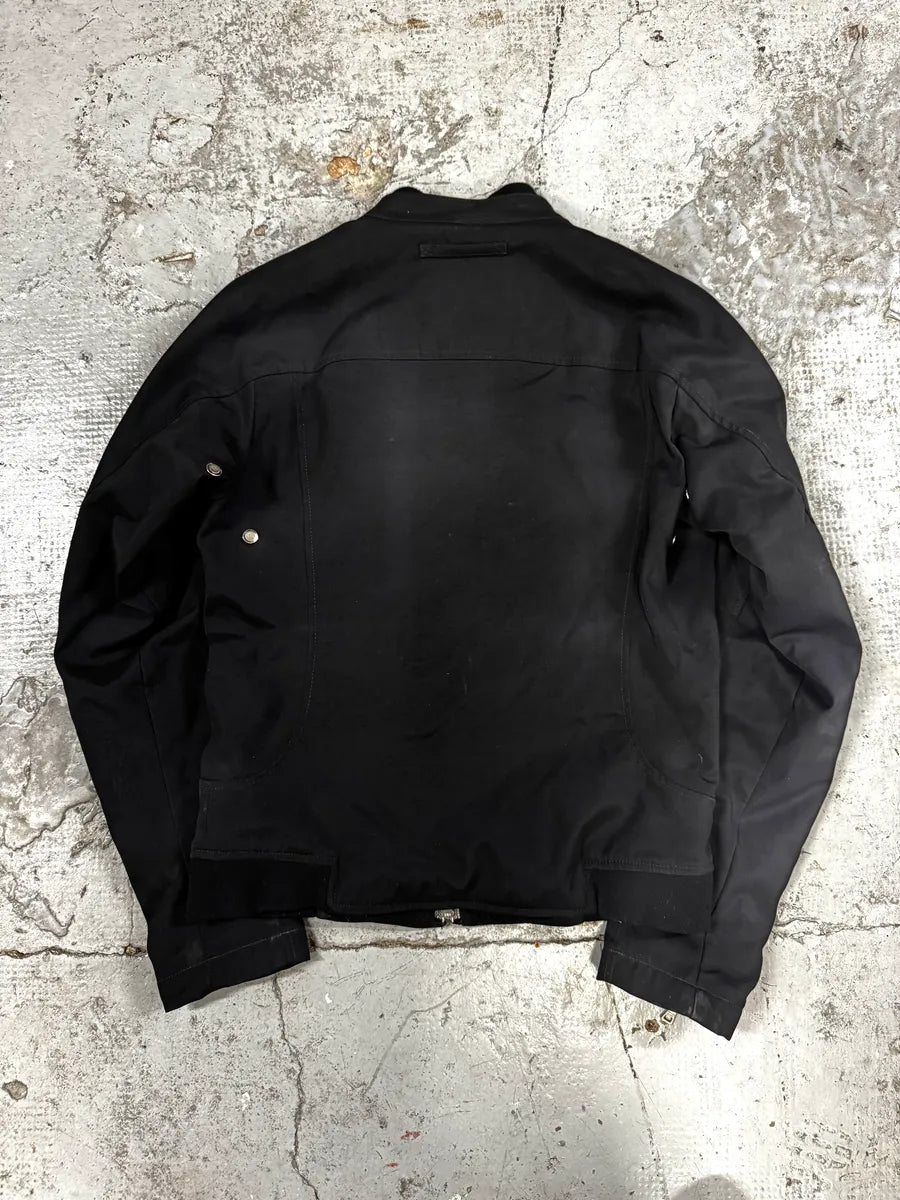 2000s Prada Black Biker Jacket ipkUHRA 3