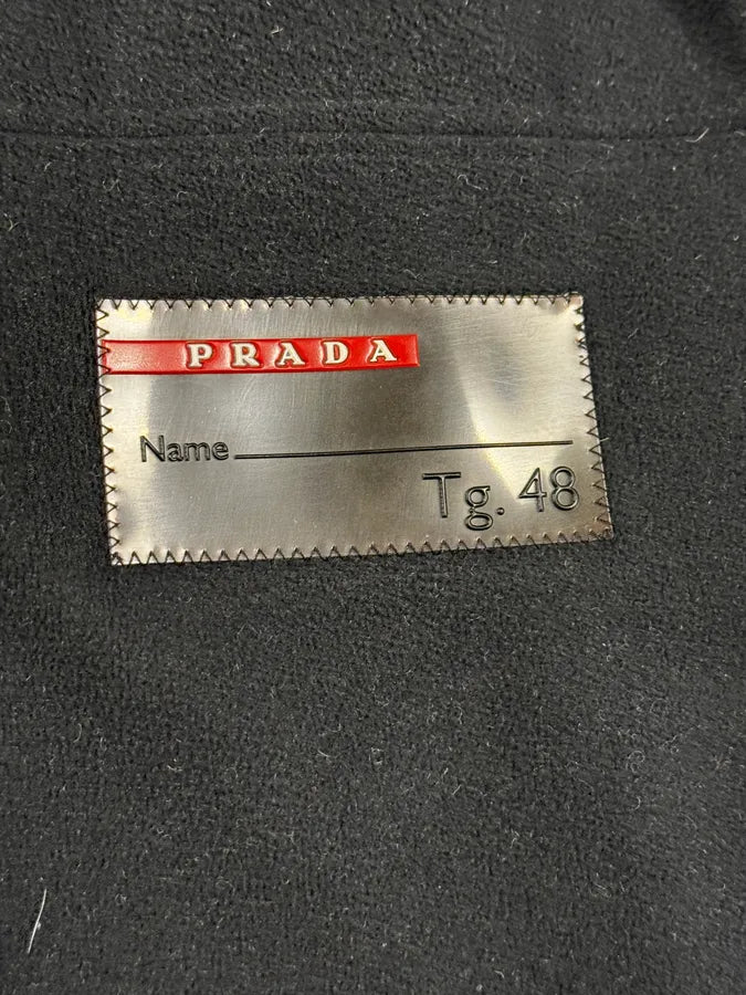 2000s Prada Black Biker Jacket ipkUHRA 8
