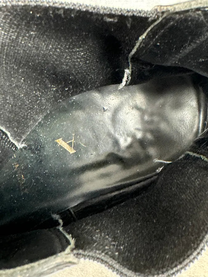 2000s Prada Black Biker Leather Minimalist Boots yVxWvuX 8