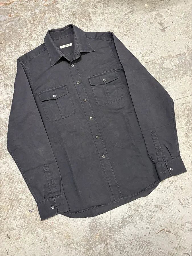 2000s Prada Black Cargo Minimalist Shirt dZoYdSZ 3